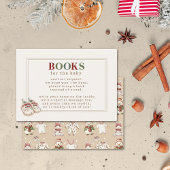 Niedlich Winter Holiday Babydusche Buchungsanfrage Begleitkarte