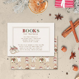 Niedlich Winter Holiday Babydusche Buchungsanfrage Begleitkarte