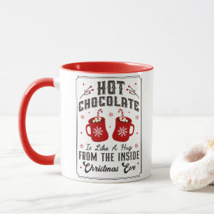 Niedlich Winter Hot Chocolate Frohe Weihnachtsfeie Tasse