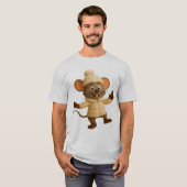 Niedlich Winter Mouse T - Shirt | Funny Cartoon Co (Vorne ganz)