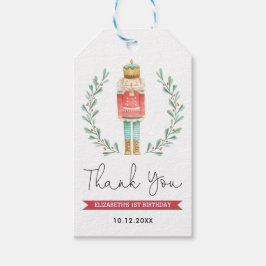 Niedlich Winter Nutcracker Weihnachtsferien-Gefall Geschenkanhänger