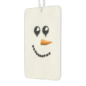 Niedlich Winter Snowman Face Autolufterfrischer (Links)