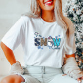 Niedlich Winter Snowman T - Shirt