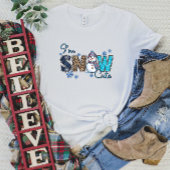 Niedlich Winter Snowman T - Shirt