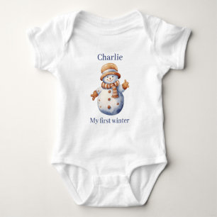 Niedlich Winter Snowman Weihnachten T - Shirt