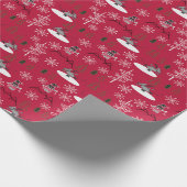Niedlich Winter Wonderland Christmas Wrapping Pape Geschenkpapier (Ecke)