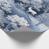 Niedlich Winter Wonderland Geschenkpapier (Ecke)