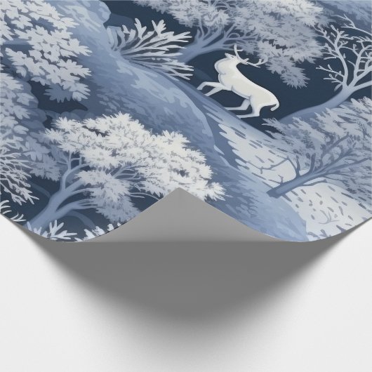 Niedlich Winter Wonderland Geschenkpapier (Ecke)