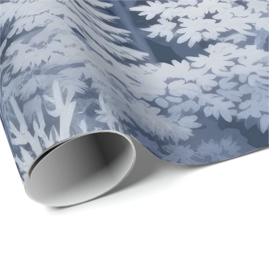 Niedlich Winter Wonderland Geschenkpapier (Rolleneckpunkt)