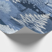 Niedlich Winter Wonderland Geschenkpapier (Ecke)