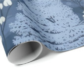 Niedlich Winter Wonderland Geschenkpapier (Rolleneckpunkt)