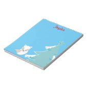 Niedlich Winter Wonderland Notizblock (Rotiert)