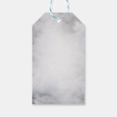 Niedlich Winter Woodland Watercolor Kinderdusche G Geschenkanhänger (Rückseite)