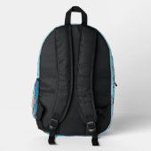 Niedlich Wintern Muster Pinguin Rucksack (Rückseite)