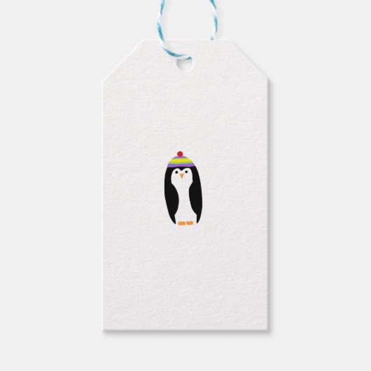 NIEDLICH WINTERPENGUIN GESCHENKANHÄNGER (Vorderseite)