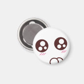 Niedlich & winzig kawaii kitty emoji magnet (Vorderseite/Rückseite)