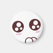 Niedlich & winzig kawaii kitty emoji magnet (Vorne)