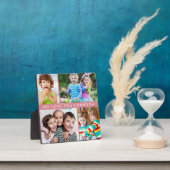 Niedlich Wir Liebe Sie Oma 4 FotoCollage Rosa Fotoplatte (InSitu)