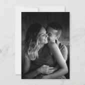 Niedlich Wir sind Verlobt Foto Verlobung Ankündigu Einladung (Rückseite)