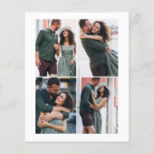 Niedlich Wir sind Verlobt Verlobung Ankündigung Fo (Rückseite)