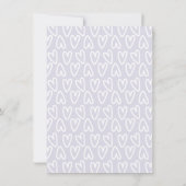 Niedlich Wir sind Verlobte Verlobung Ankündigung (Rückseite)