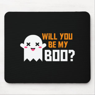 Niedlich wirst du mein Boo Ghost Halloween sein! L Mousepad