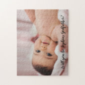 Niedlich wirst du mein Foto für PateScript sein Puzzle (Vertikal)