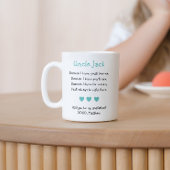 Niedlich wirst du mein Pate Gedicht Foto sein Kaffeetasse