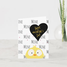 Niedlich wirst du meine sein? Liebe von Hühnern +  Feiertagskarte