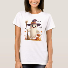 Niedlich Witchy Ghost Halloween T-Shirt