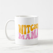 Niedlich Witchy Mama Mama Halloween Kaffeetasse (Links)