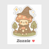 Niedlich Witchy Mushroom Aufkleber (Blatt)