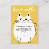 Niedlich Wite Kitty Cat-Gewinnspiel Begleitkarte (Vorderseite)