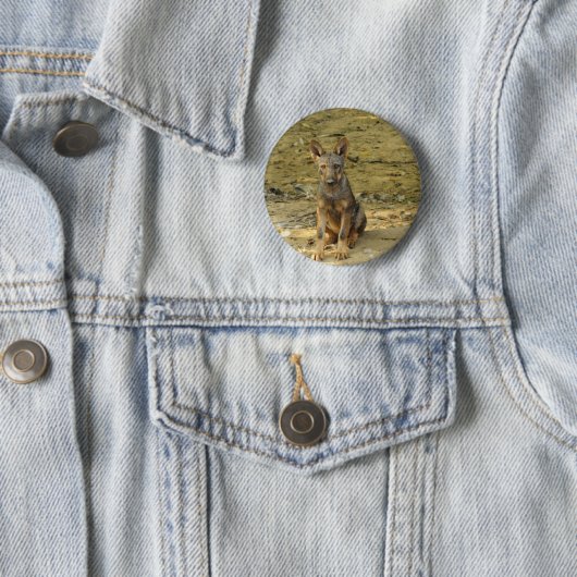 Niedlich Wolf Cub Button (Beispiel)