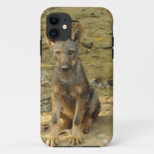 Niedlich Wolf Cub Case-Mate iPhone Hülle (Rückseite)