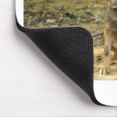 Niedlich Wolf Cub Mousepad (Ecke)