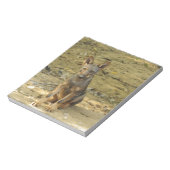 Niedlich Wolf Cub Notizblock (Rotiert)