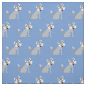 Niedlich Wolf Kid Baby Kinderzimmer Blue Stoff (Muster)