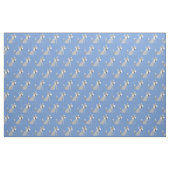 Niedlich Wolf Kid Baby Kinderzimmer Blue Stoff (Fat Quarter (45,7 x 55,9 cm))
