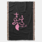 Niedlich Womens Pink Flamingo | Rosa Niedlich | Fl Decke (Vorderseite Vertikal)