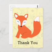 Niedlich Woodland Baby Fox Postkarte (Vorne/Hinten)