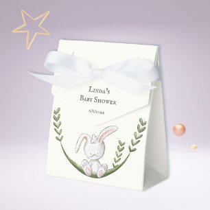 Niedlich Woodland Bunny Baby Dusche Geschenkschachtel