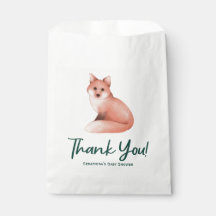 Niedlich Woodland Fox Babydusche Vielen Dank