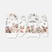 Niedlich Woodland Friends Kinderdusche Geschenkschachtel (Ungefaltet)