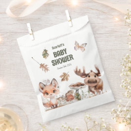 Niedlich Woodland Friends Kinderdusche Geschenktütchen