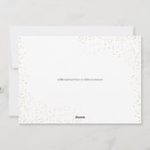 Niedlich Woodland Rentier Weihnachtself Feiertagskarte (Rückseite)