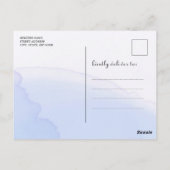 Niedlich Woodland Teddy Bärenjunge Babydusche Einl Postkarte (Rückseite)