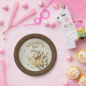 Niedlich Woodland Teddy Bear Boy Babydusche Pappteller (Party)