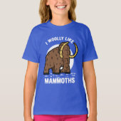 Niedlich Woolman Mammoth Funny Prehistorisches Tie T-Shirt (Vorderseite)