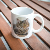 Niedlich World's Best Cat Mama 1 Foto Paw Print Kaffeetasse